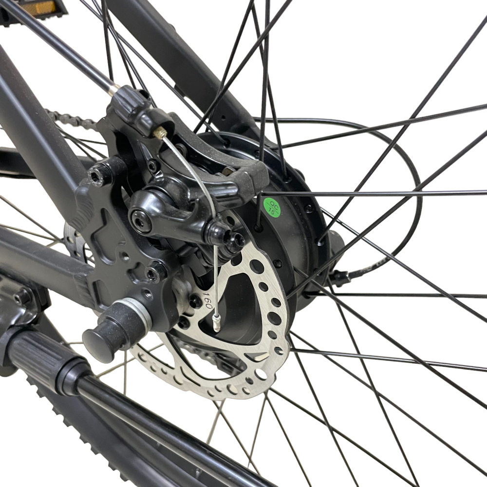 Электровелосипед INTRO Sport черно-синий 28