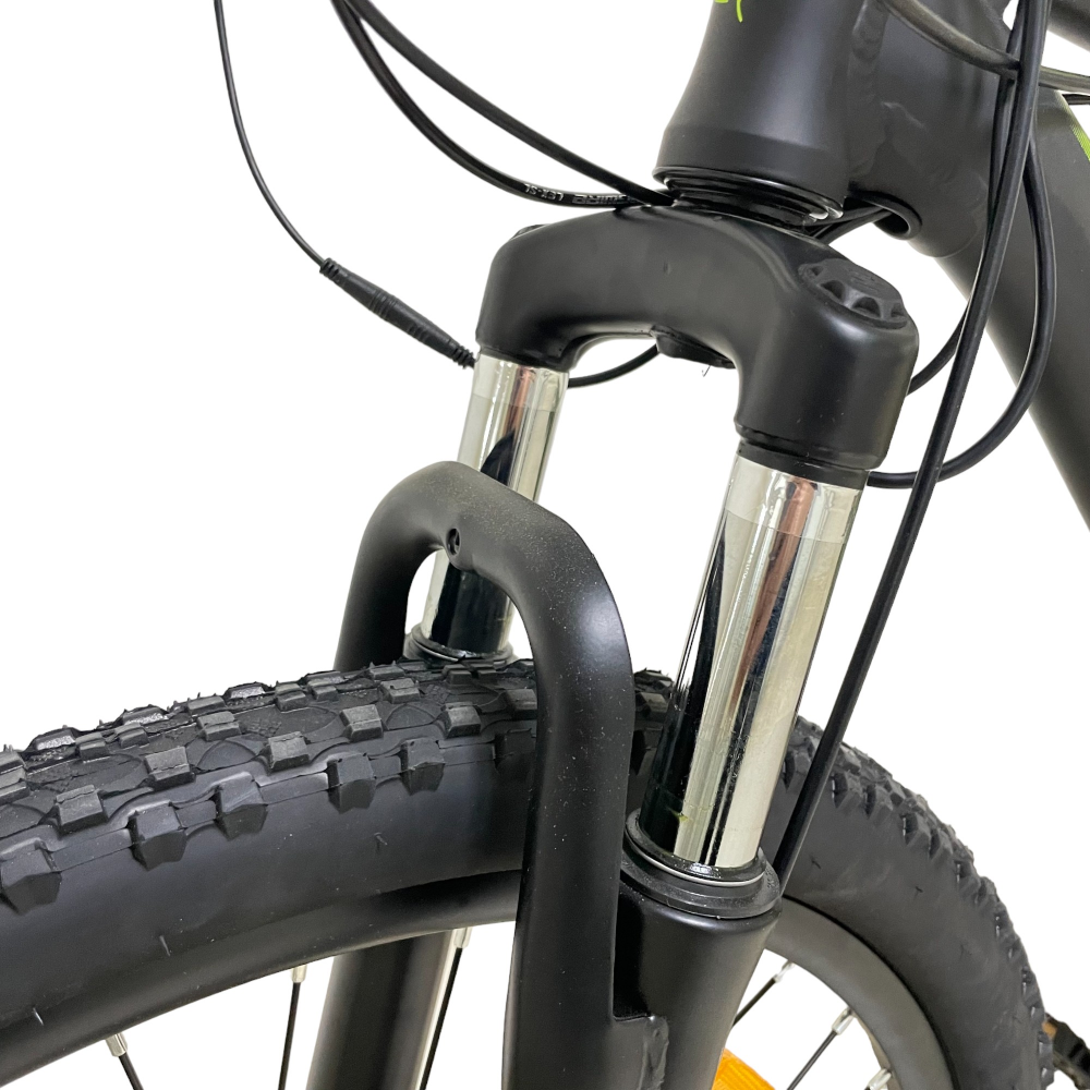 Электровелосипед INTRO Sport черно-зеленый 15