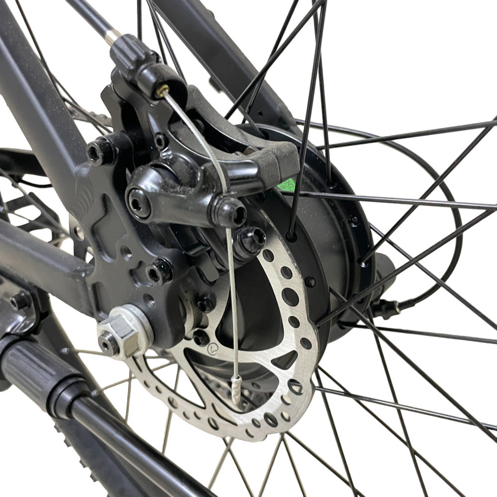 Электровелосипед INTRO Sport черно-зеленый 24