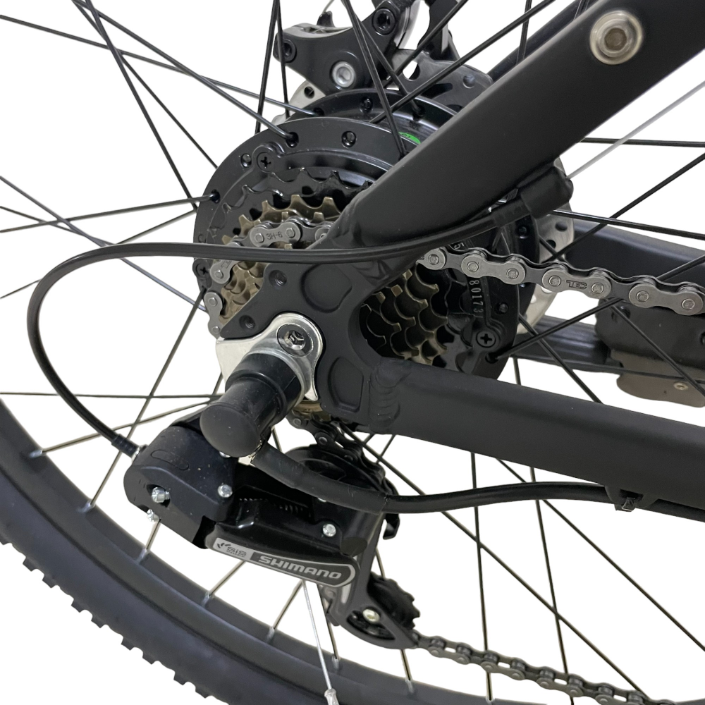 Электровелосипед INTRO Sport черно-зеленый 25