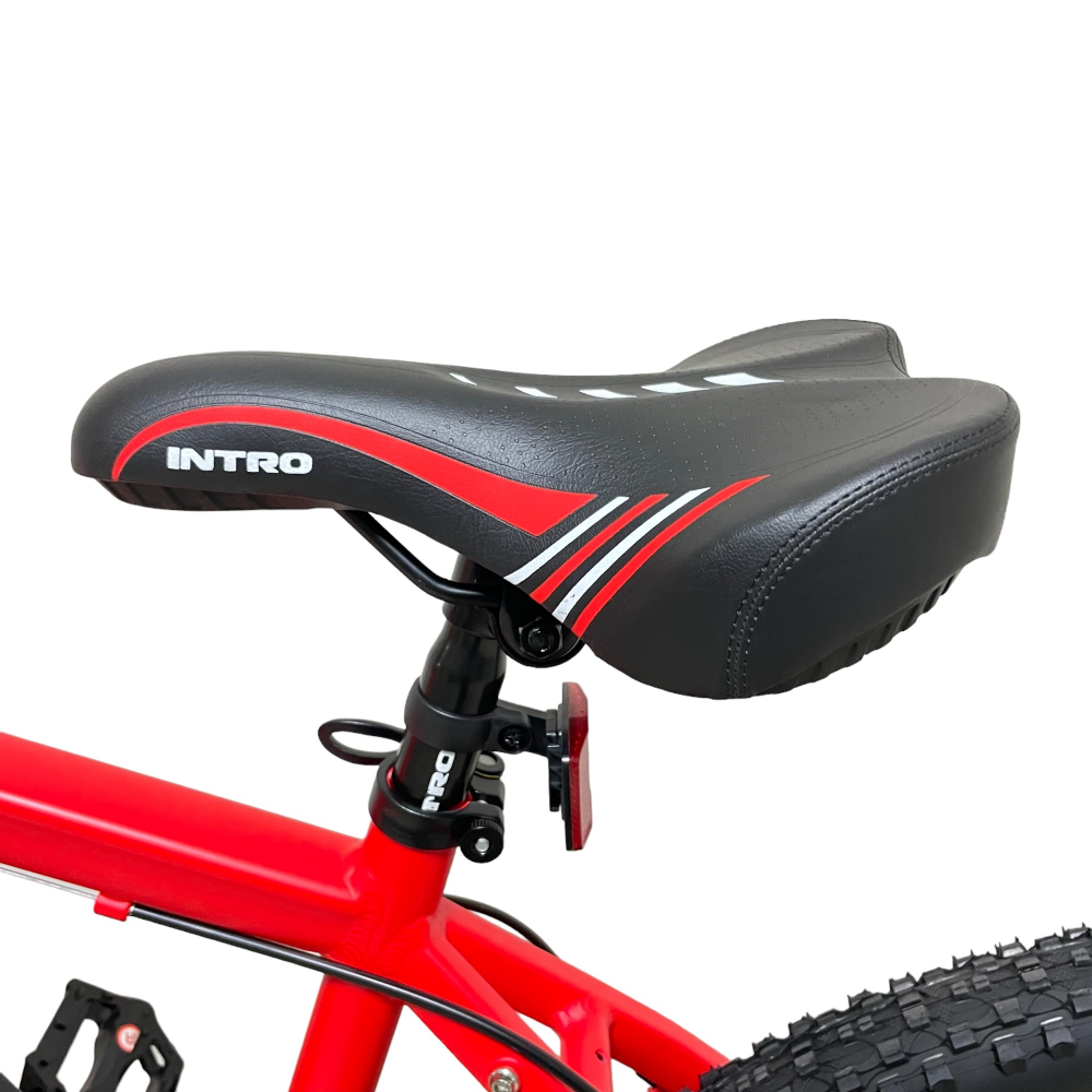 Электровелосипед INTRO Sport красно-черный 14