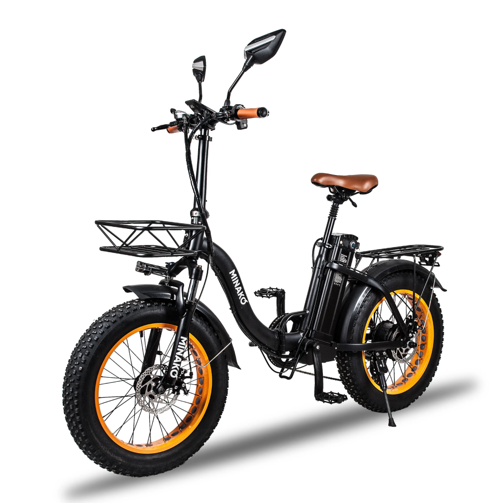 Электровелосипед Minako F11 оранжевый