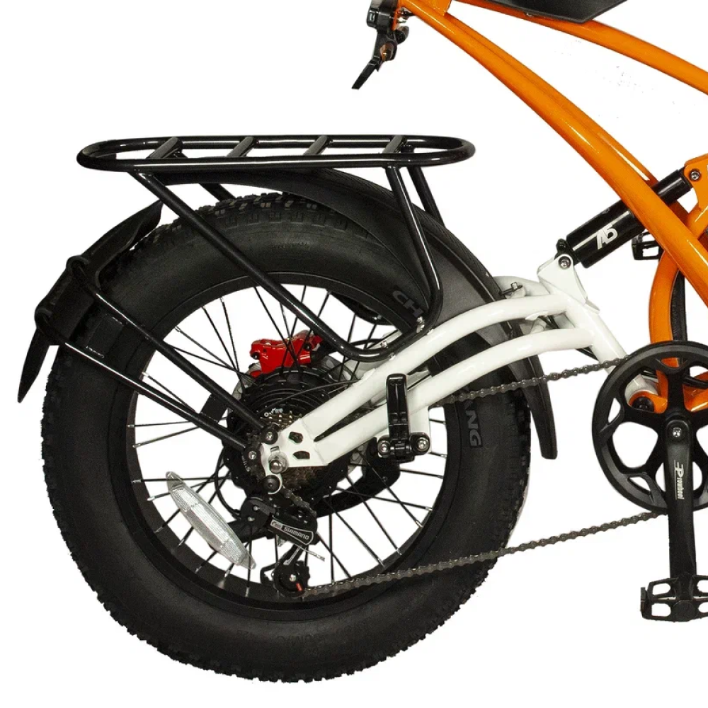 Электровелосипед Minako FOX (23Ah) Оранжевый Спицы 9