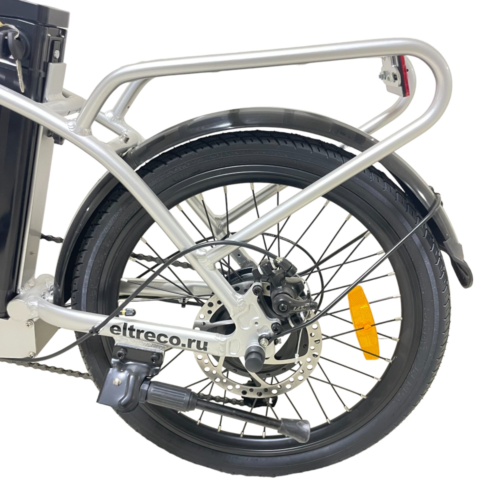Электровелосипед Volteco FLEX серебристый 18