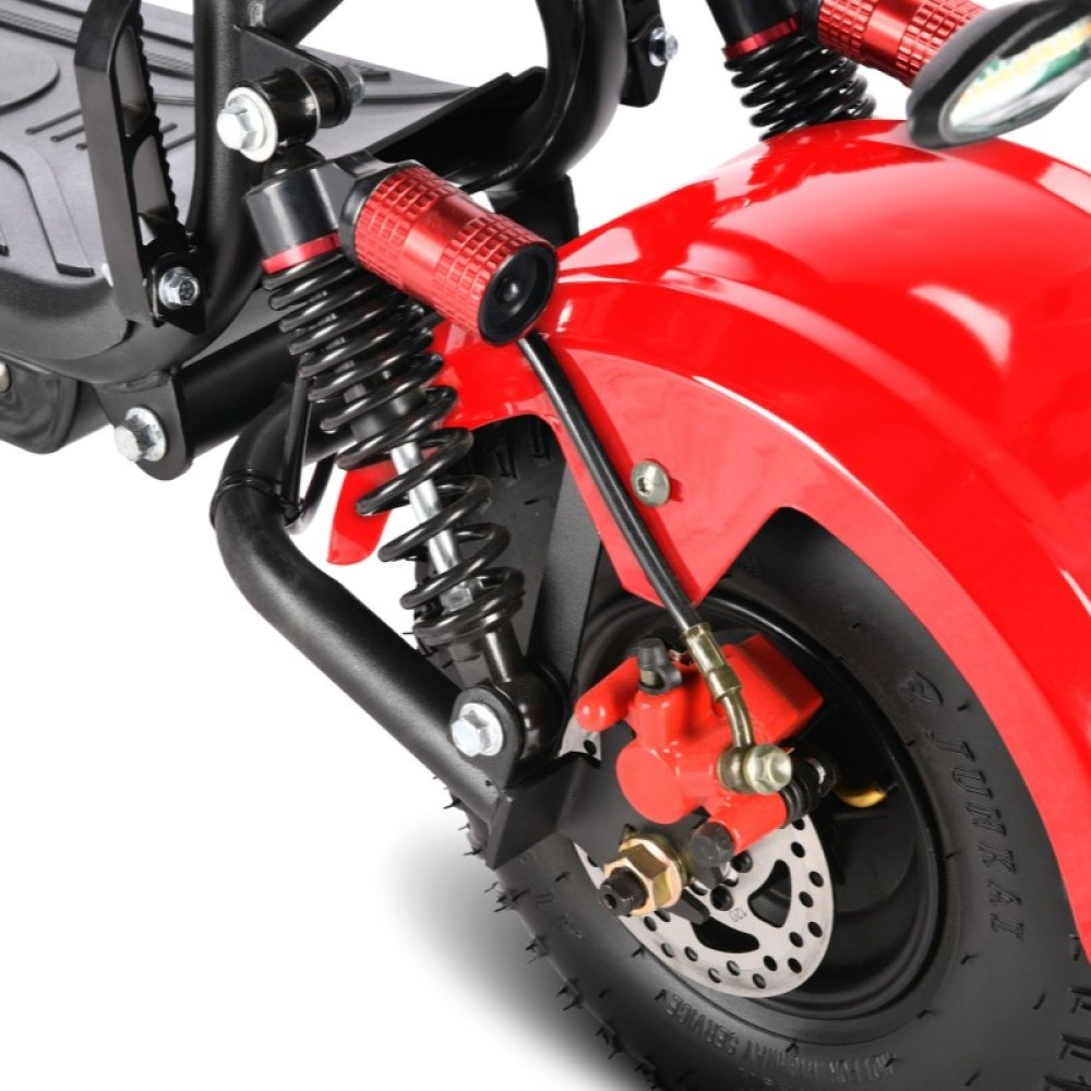 Электроскутер CityCoco WHITE SIBERIA MINI R 2.0 1200W (2022) RED 16