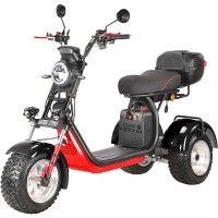 Электроскутер CityCoco White Siberia TRIKE Ikra 5000w черный